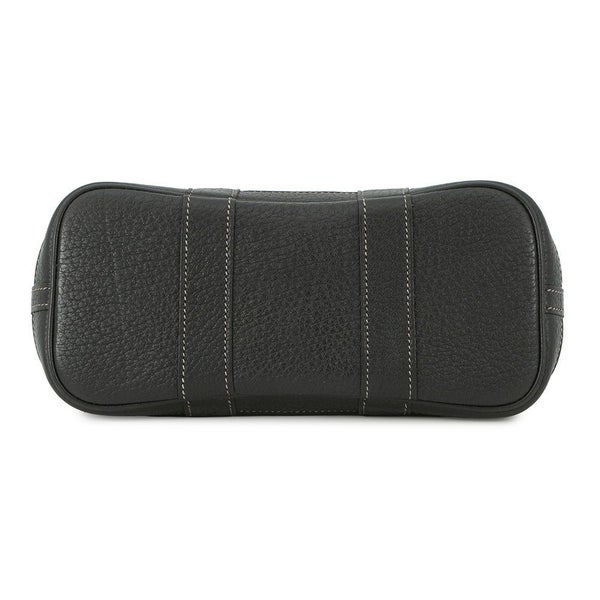 エルメス トートバッグ ガーデンパーティTTPM ブラック/シルバー金具 トワルオフィシエ/ネゴンダ □H刻印 黒