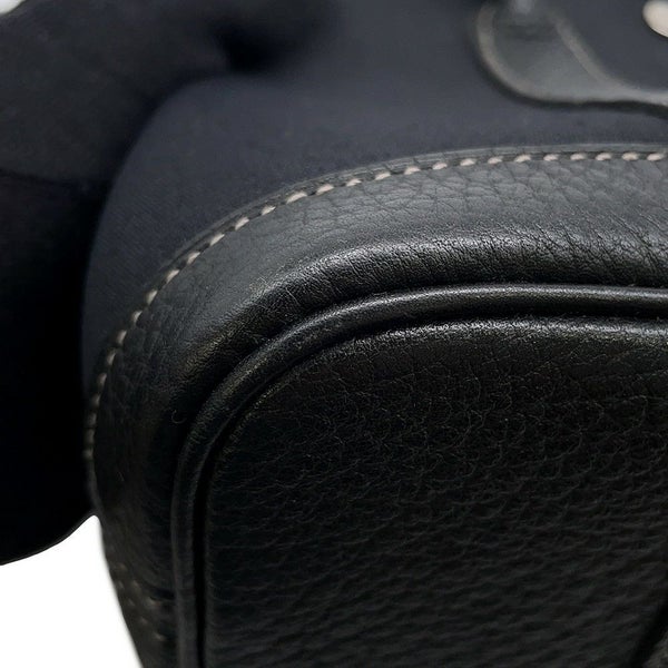 エルメス トートバッグ ガーデンパーティTTPM ブラック/シルバー金具 トワルオフィシエ/ネゴンダ □H刻印 黒