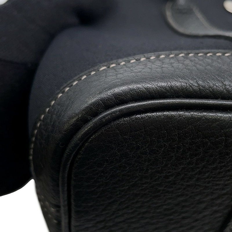 エルメス トートバッグ ガーデンパーティTTPM ブラック/シルバー金具 トワルオフィシエ/ネゴンダ □H刻印 黒