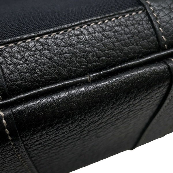 エルメス トートバッグ ガーデンパーティTTPM ブラック/シルバー金具 トワルオフィシエ/ネゴンダ □H刻印 黒