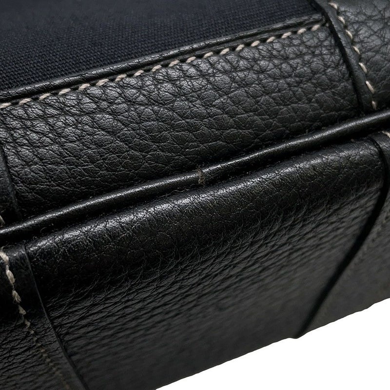 エルメス トートバッグ ガーデンパーティTTPM ブラック/シルバー金具 トワルオフィシエ/ネゴンダ □H刻印 黒