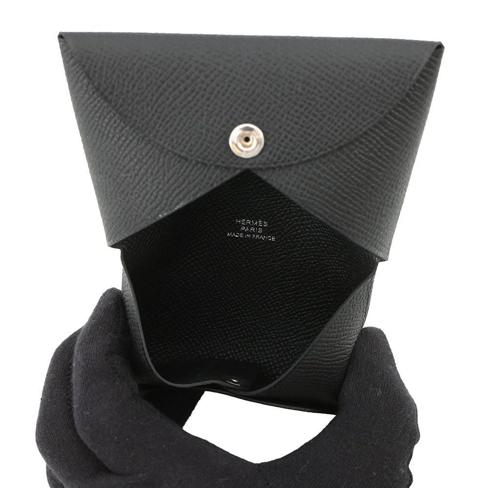 セール！エルメス　カードケース　名刺入れ　カルヴィ　エプソン ブラック　415 HERMES（エルメス） ≪新品≫エルメス カードケース カルヴィデュオ
