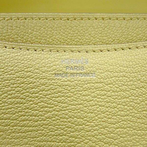 エルメス ミニ コンスタンス3 ミロワール リモンチェッロ/シルバー金具 シェブルミゾル W刻印