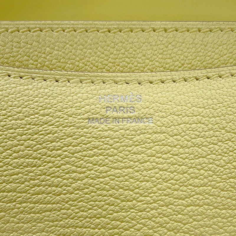 エルメス ミニ コンスタンス3 ミロワール リモンチェッロ/シルバー金具 シェブルミゾル W刻印