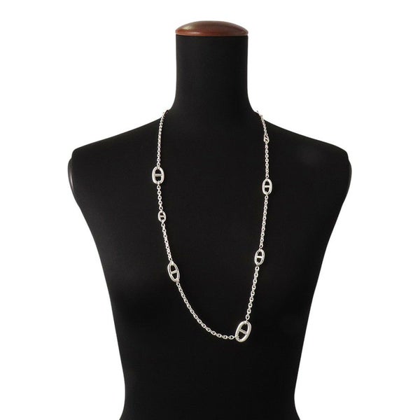 エルメス ネックレス シェーヌダンクル ファランドール SV925シルバー サイズ80 HERMES ジュエリー