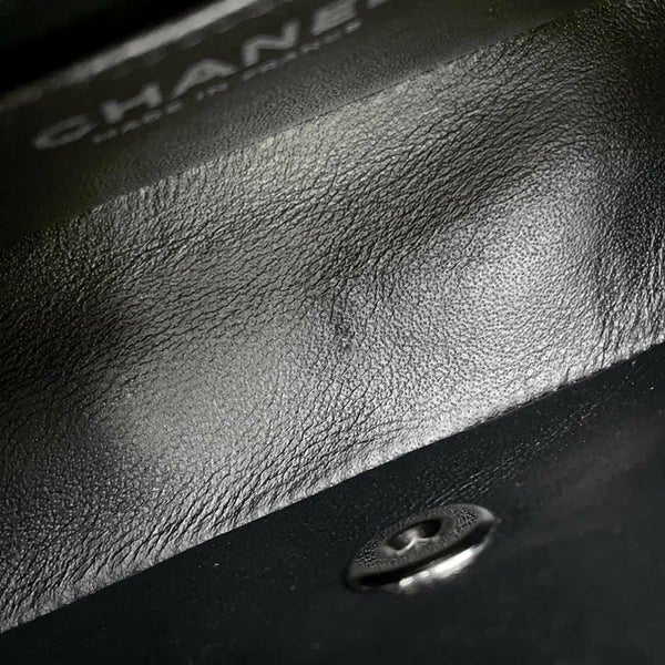 シャネル チェーンショルダーバッグ ココマーク キャビアスキン A69900 CHANEL ミニ フラップ バッグ 黒