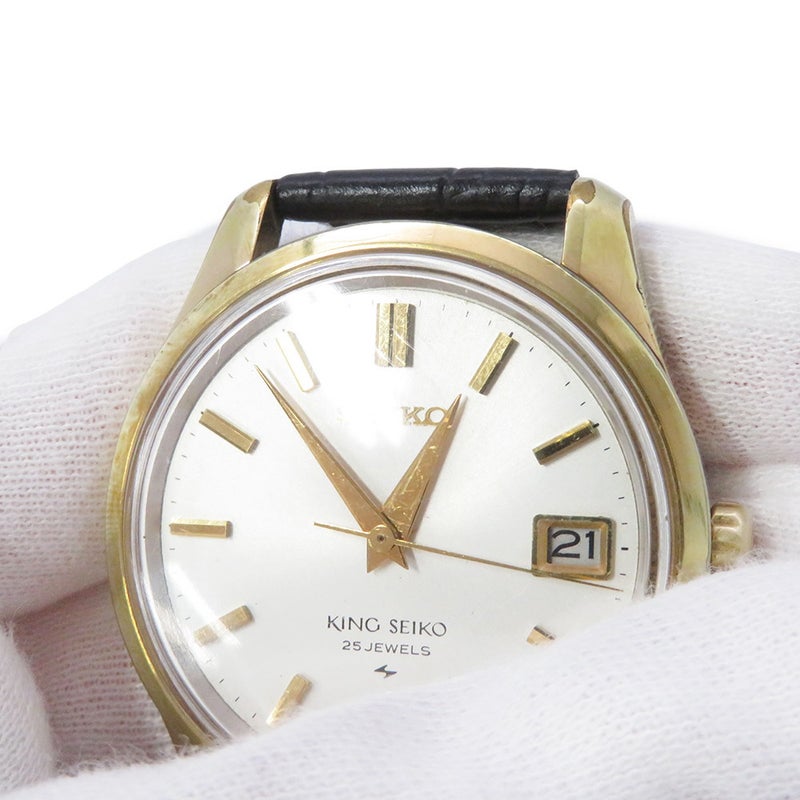 セイコー キングセイコー デイト 4402-8000 SEIKO 腕時計 シルバー文字盤