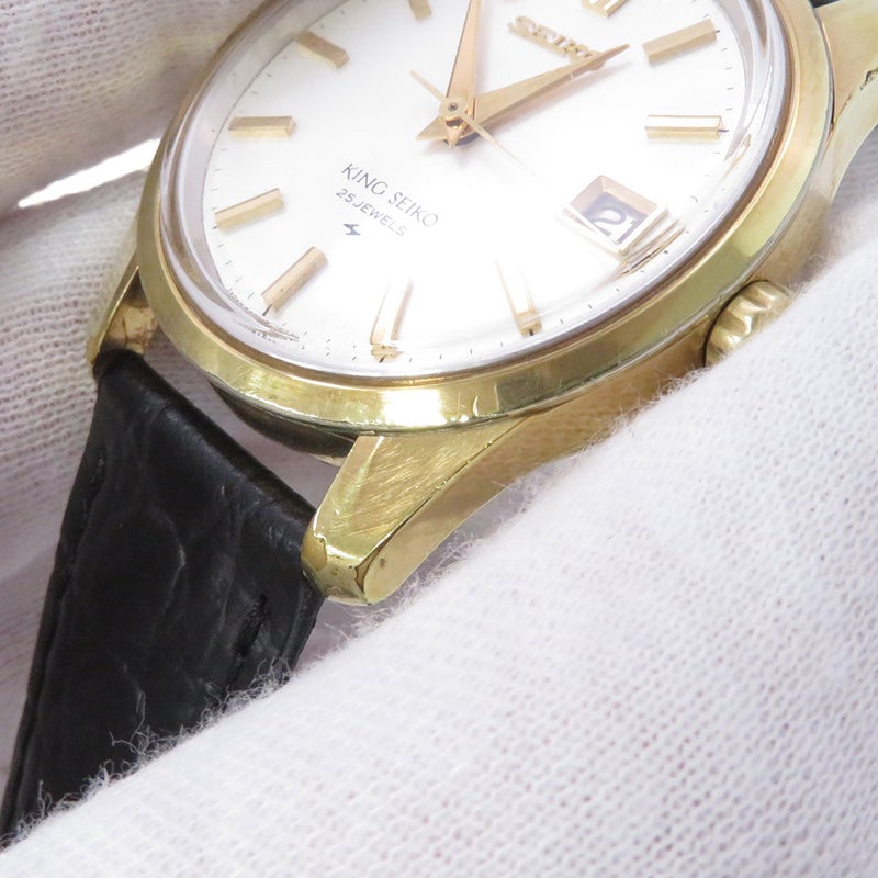 セイコー キングセイコー デイト 4402-8000 SEIKO 腕時計 シルバー文字盤