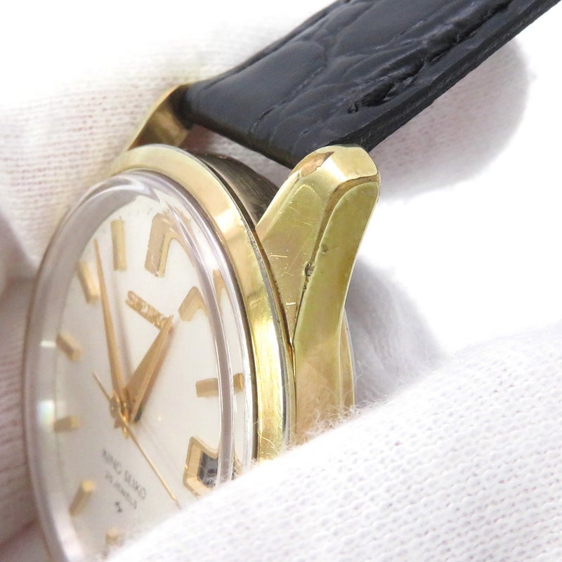 セイコー キングセイコー デイト 4402-8000 SEIKO 腕時計 シルバー文字盤