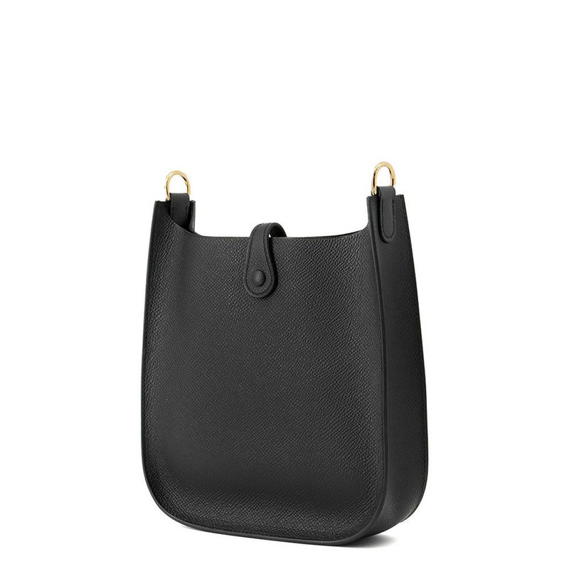エルメス ショルダーバッグ エブリンTPM セリエ ブラック/ゴールド金具 エプソン K刻印 黒