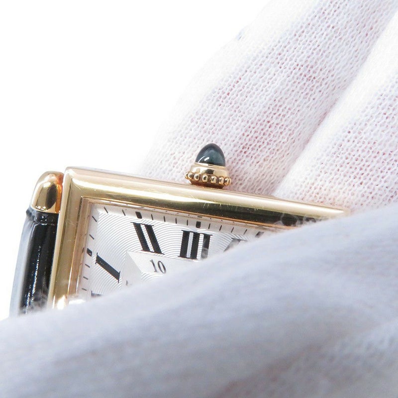 カルティエ タンク オビュ W1527551 Cartier 腕時計 シルバー文字盤