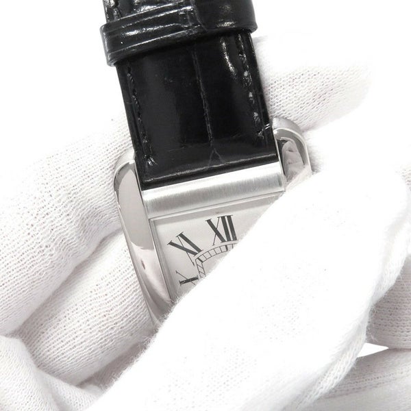 カルティエ タンクアメリカン LM W2603256 Cartier 腕時計 シルバー文字盤