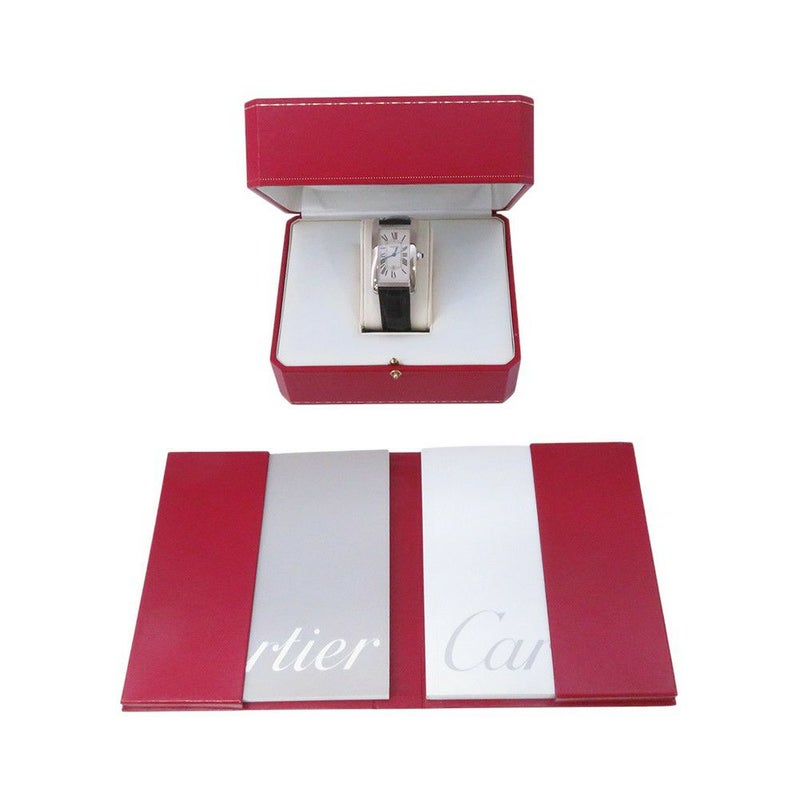 カルティエ タンクアメリカン LM W2603256 Cartier 腕時計 シルバー文字盤