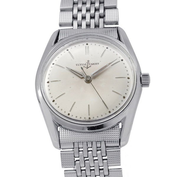 ユリスナルダン ノンデイト ULYSSE NARDIN 腕時計 シルバー文字盤