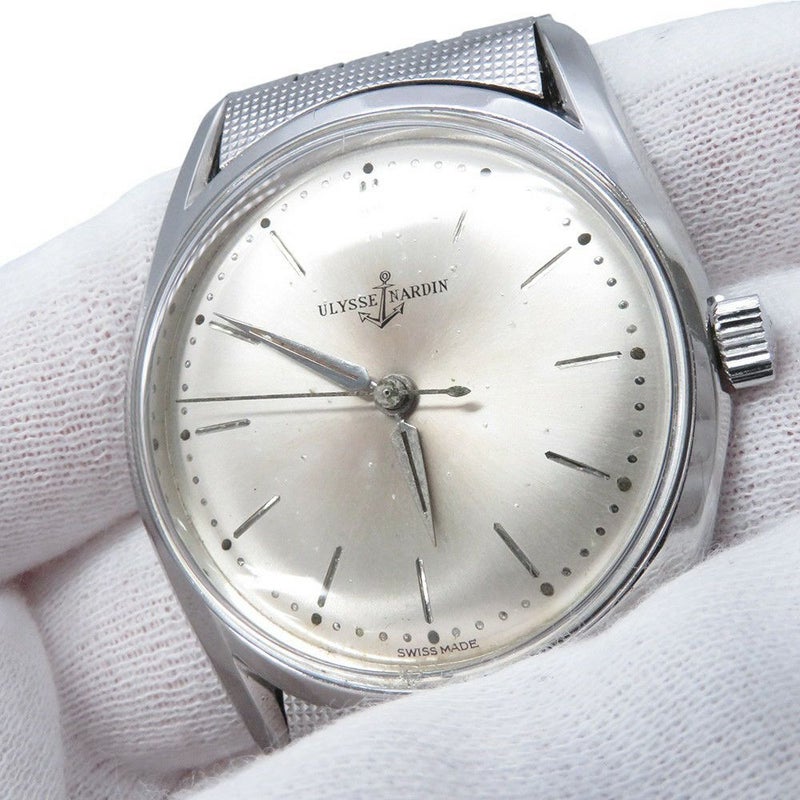 ユリスナルダン ノンデイト ULYSSE NARDIN 腕時計 シルバー文字盤