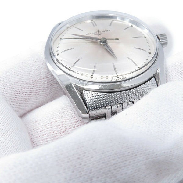 ユリスナルダン ノンデイト ULYSSE NARDIN 腕時計 シルバー文字盤