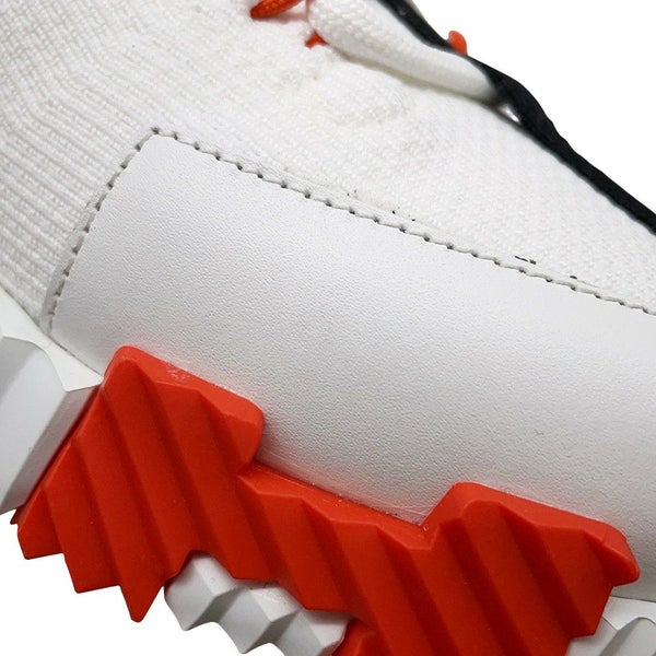 エルメス スニーカー リフト ニット カーフレザー レディースサイズ38.5 HERMES 靴 白