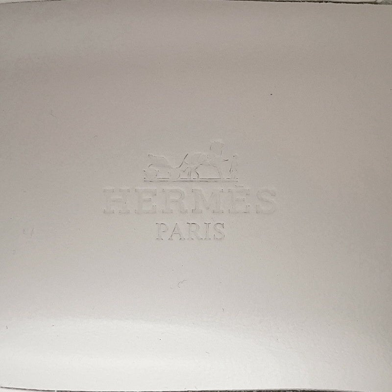 エルメス スニーカー リフト ニット カーフレザー レディースサイズ38.5 HERMES 靴 白