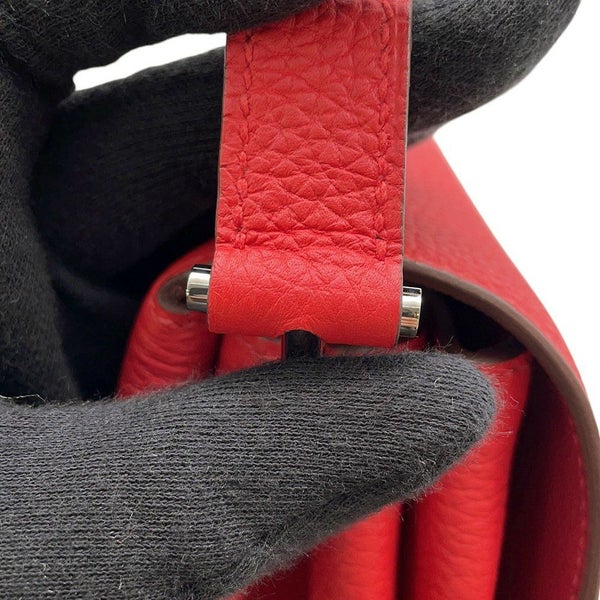 エルメス ショルダーバッグ オプリ24 ルージュクー/シルバー金具 トリヨンノビーヨ D刻印