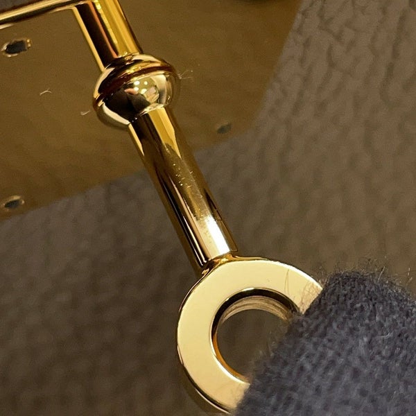 エルメス バーキン35 エトゥープ/ゴールド金具 トゴ W刻印 HERMES Birkin ハンドバッグ
