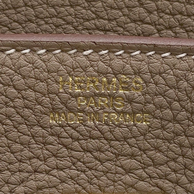 エルメス バーキン35 エトゥープ/ゴールド金具 トゴ W刻印 HERMES Birkin ハンドバッグ