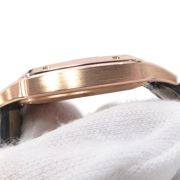 カルティエ サントス デュモン SM K18ピンクゴールド WGSA0022 Cartier 腕時計 シルバー文字盤