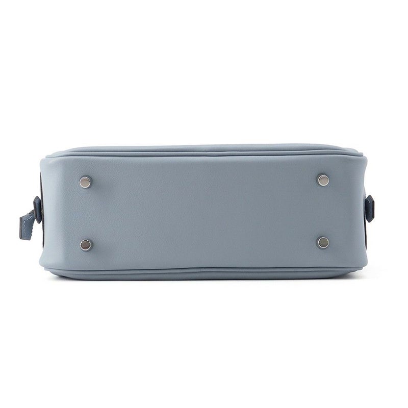 エルメス ハンドバッグ プリュム ミニ ブルーラン/シルバー金具 スイフト K刻印