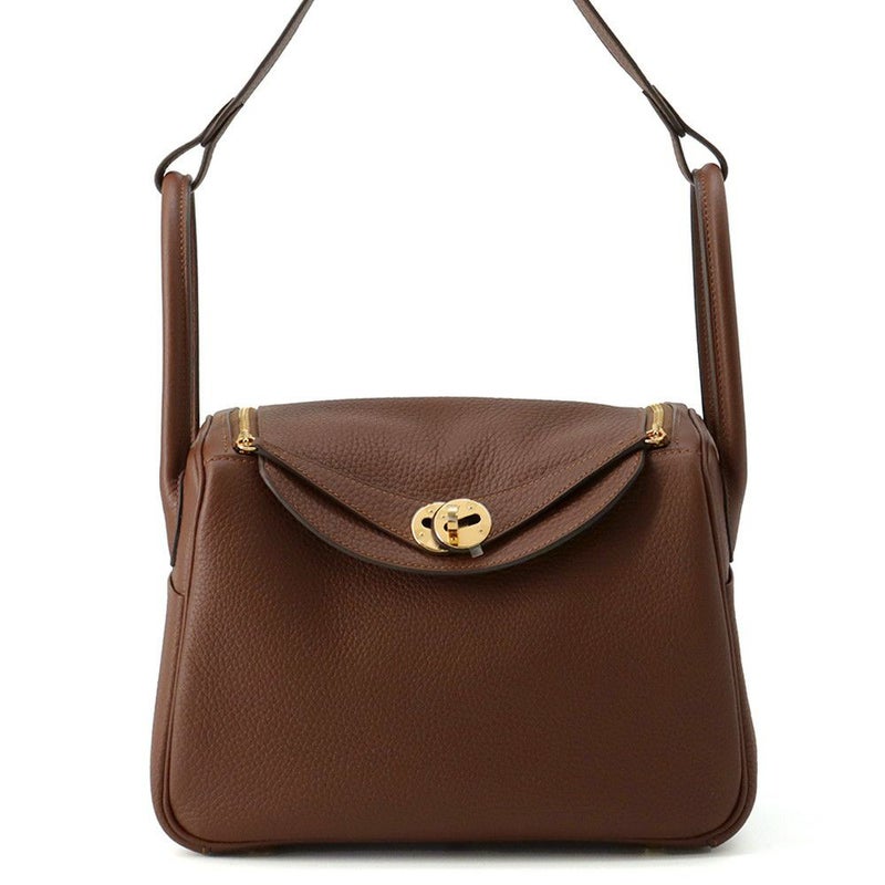 エルメス ハンドバッグ リンディ26  テール/ゴールド金具 トリヨンクレマンス K刻印 2wayショルダー