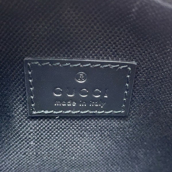 グッチ ショルダーバッグ GG レザー スーパーミニ ハンドバッグ 790130 GUCCI 2way 黒