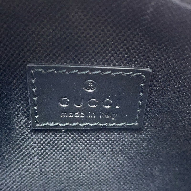 グッチ ショルダーバッグ GG レザー スーパーミニ ハンドバッグ 790130 GUCCI 2way 黒