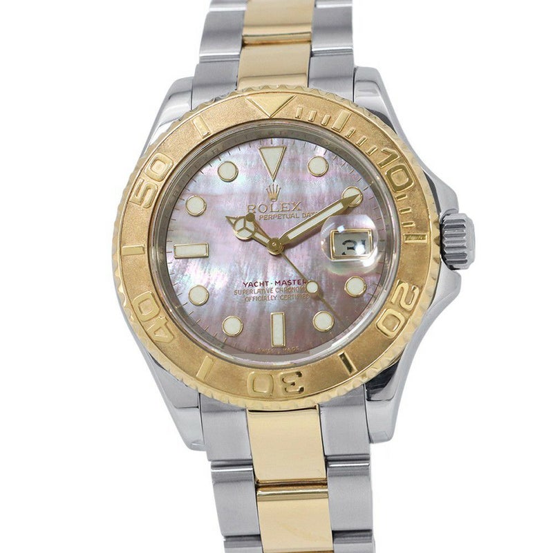 ロレックス ヨットマスター SS/K18イエローゴールド V番 16623NC ROLEX 腕時計 ウォッチ ブラックシェル文字盤