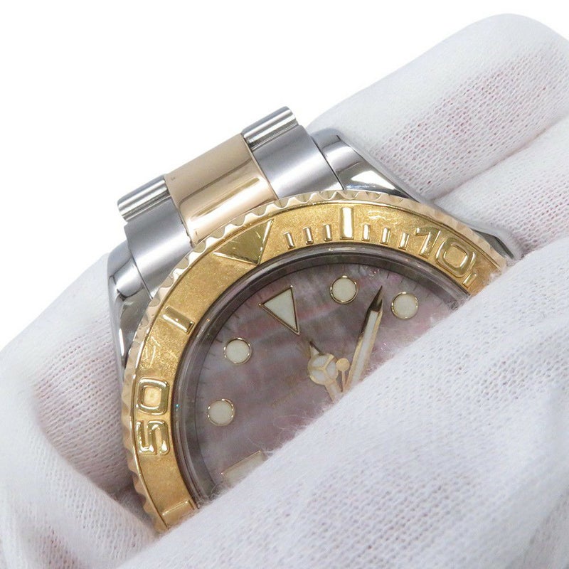 ロレックス ヨットマスター SS/K18イエローゴールド V番 16623NC ROLEX 腕時計 ウォッチ ブラックシェル文字盤