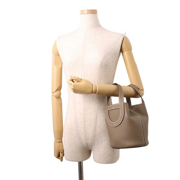 エルメス トートバッグ インザループ 18 エトゥープ/ゴールド金具 トリヨンクレマンス/スイフト K刻印