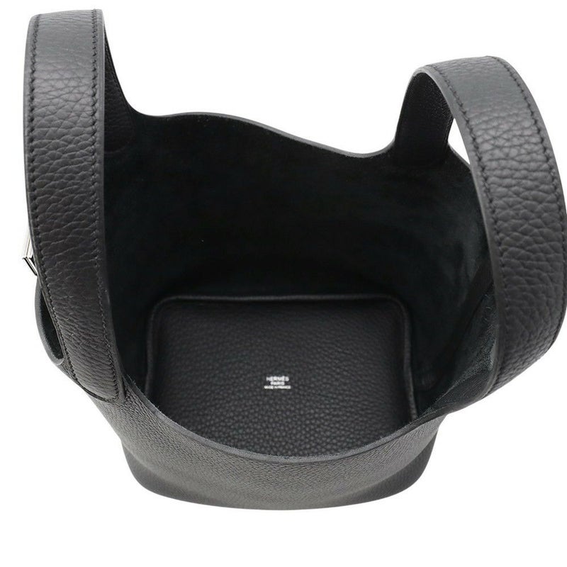 エルメス ハンドバッグ ピコタンロックPM ブラック/シルバー金具 トリヨンクレマンス K刻印 黒