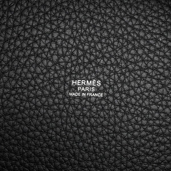 エルメス ハンドバッグ ピコタンロックPM ブラック/シルバー金具 トリヨンクレマンス K刻印 黒