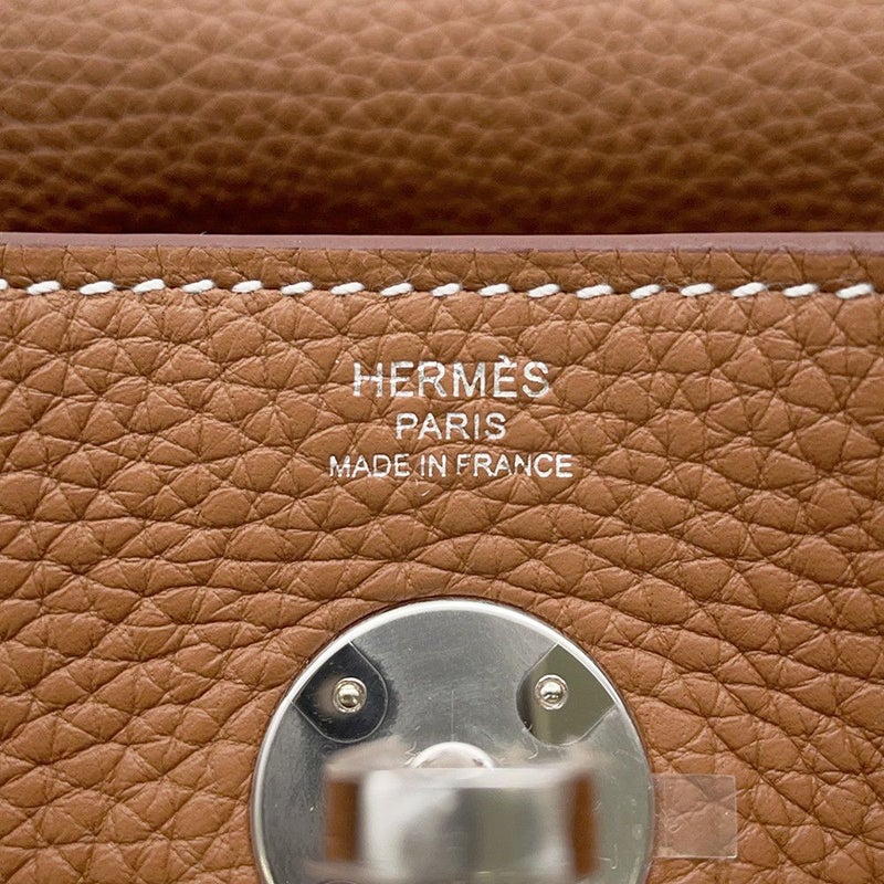 エルメス ハンドバッグ リンディ26 ゴールド/シルバー金具 トリヨンクレマンス K刻印 2wayショルダー