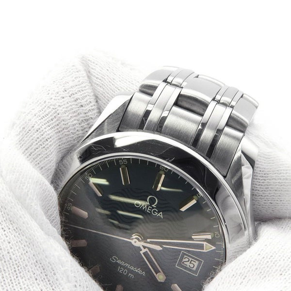オメガ シーマスター 120M 2511.81.00 OMEGA 腕時計 ブルー文字盤
