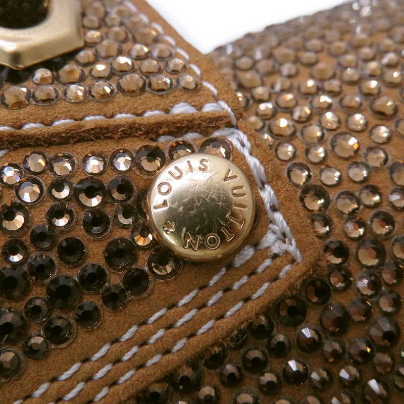 ルイヴィトン ブーツ モノグラム オーベルカンフライン アンクルブーツ レザー/ラインストーン メンズサイズ10 LOUIS VUITTON 靴