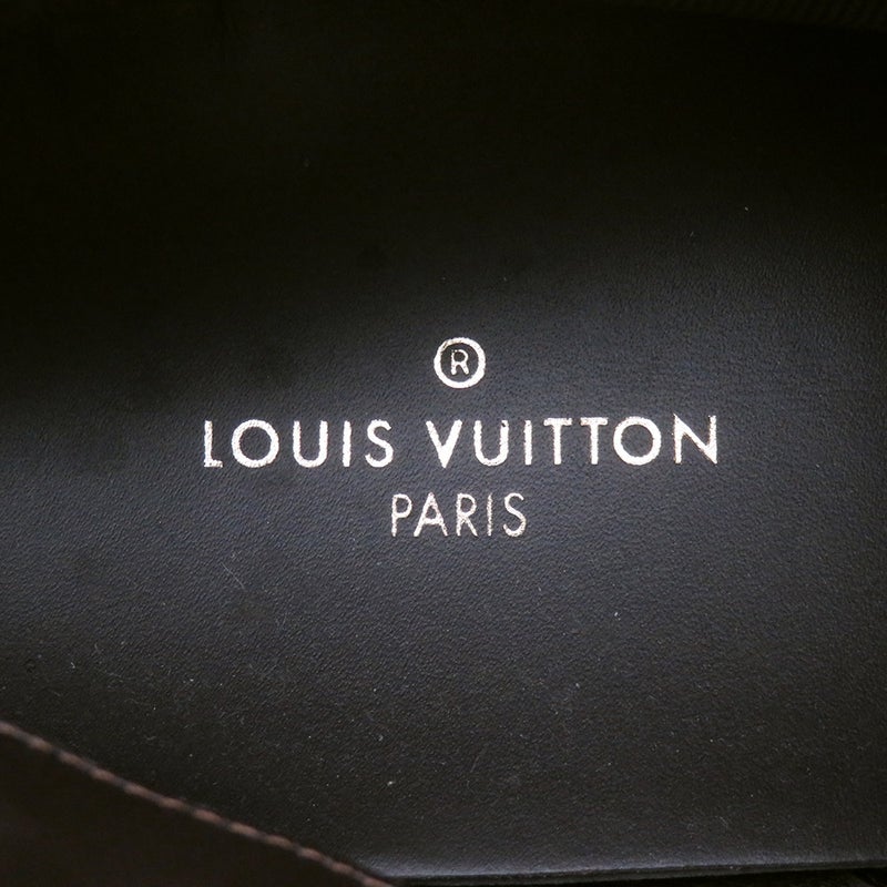 ルイヴィトン ブーツ モノグラム オーベルカンフライン アンクルブーツ レザー/ラインストーン メンズサイズ10 LOUIS VUITTON 靴