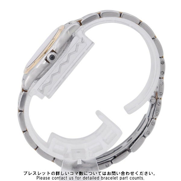 カルティエ パンテール クーガー 2ロウ SM W35005B6 SS/K18イエローゴールド Cartier 腕時計 ウォッチ シルバー文字盤