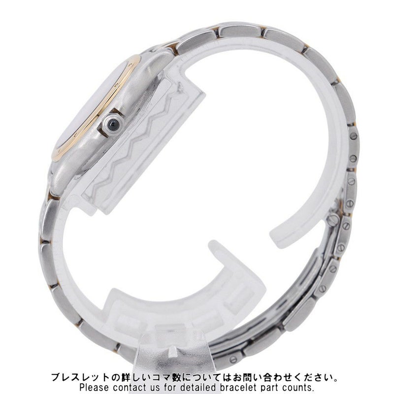 カルティエ パンテール クーガー 2ロウ SM W35005B6 SS/K18イエローゴールド Cartier 腕時計 ウォッチ シルバー文字盤