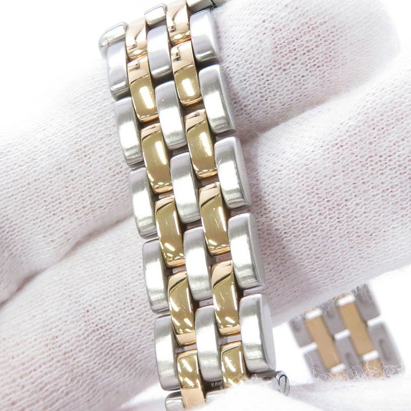 カルティエ パンテール クーガー 2ロウ SM W35005B6 SS/K18イエローゴールド Cartier 腕時計 ウォッチ シルバー文字盤