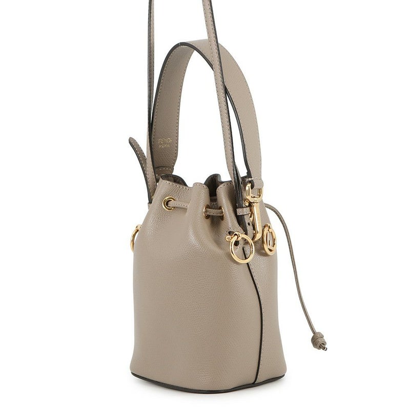 フェンディ ショルダーバッグ モン トレゾール ミニ レザー 8BS010 FENDI バッグ 2wayハンドバッグ