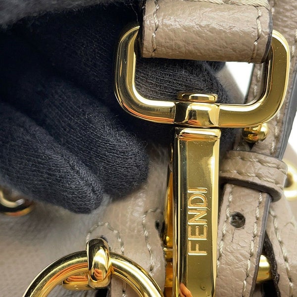 フェンディ ショルダーバッグ モン トレゾール ミニ レザー 8BS010 FENDI バッグ 2wayハンドバッグ