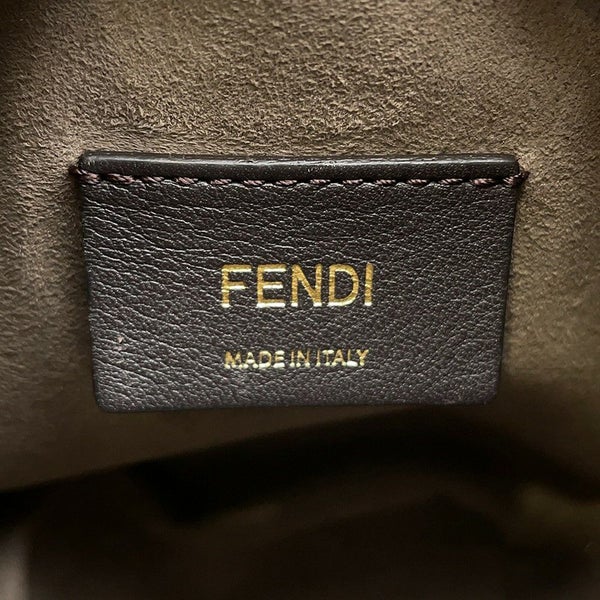 フェンディ ショルダーバッグ モン トレゾール ミニ レザー 8BS010 FENDI バッグ 2wayハンドバッグ