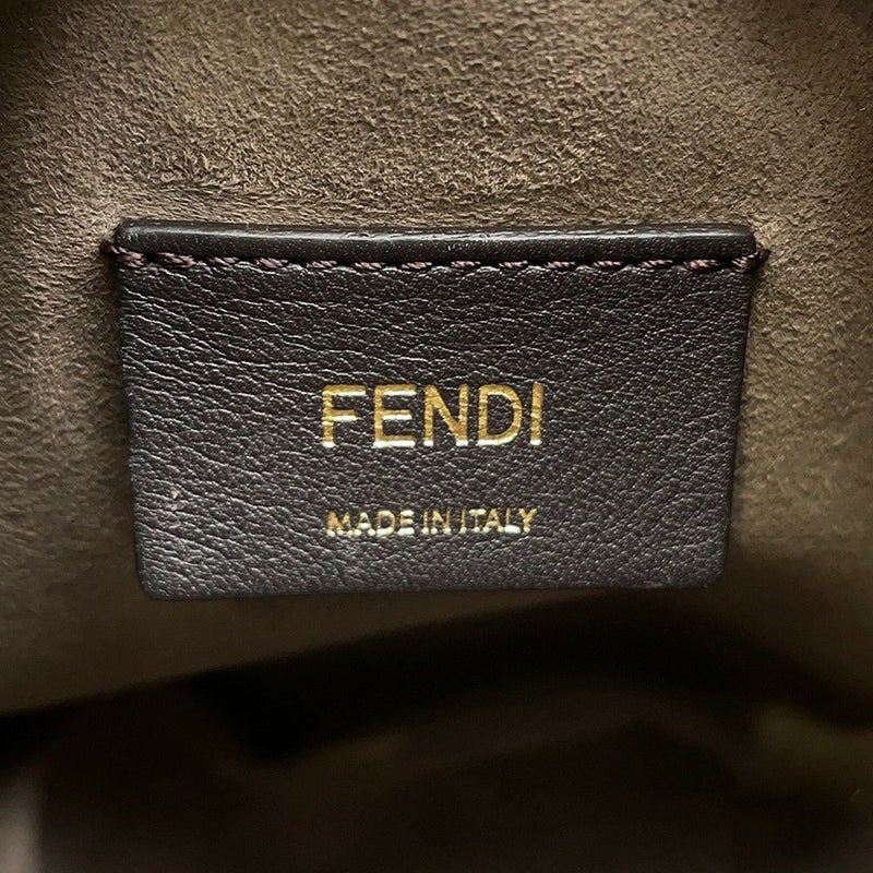フェンディ ショルダーバッグ モン トレゾール ミニ レザー 8BS010 FENDI バッグ 2wayハンドバッグ