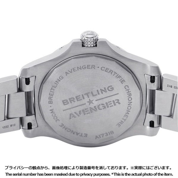 ブライトリング アベンジャー オートマチック 43 A17318 BREITLING 腕時計 ブルー文字盤