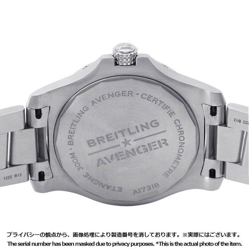 ブライトリング アベンジャー オートマチック 43 A17318 BREITLING 腕時計 ブルー文字盤