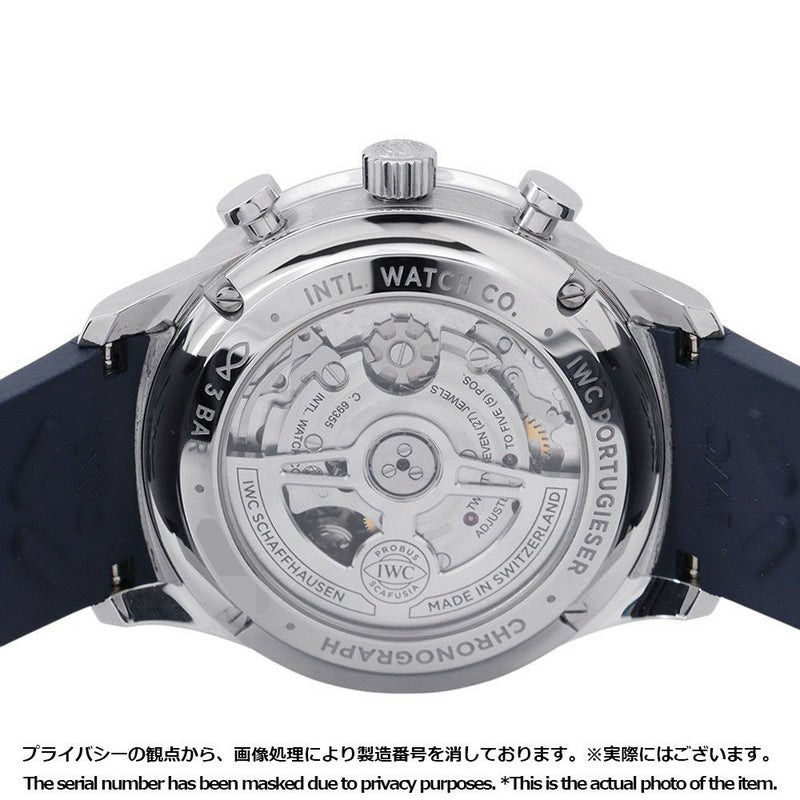IWC ポルトギーゼ クロノグラフ IW371620 腕時計 白文字盤