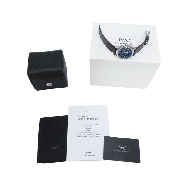 IWC パイロットウォッチ オートマティック36 IW324008 腕時計 ブルー文字盤